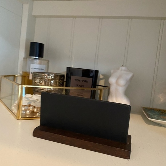 𝅺thank you for not smoking vintage wooden desk sign - Picture 4 of 5